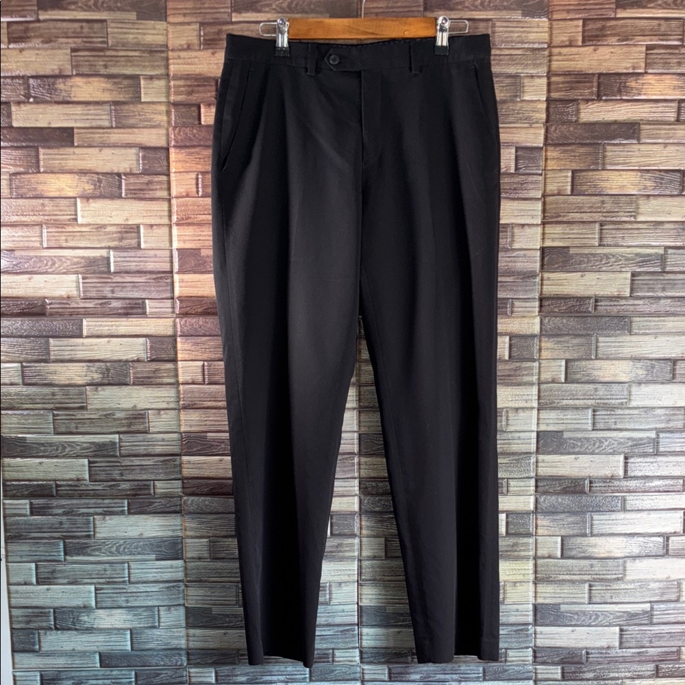 Pre Owned Michael Kors Men's Black Dress Pants Size 32x30